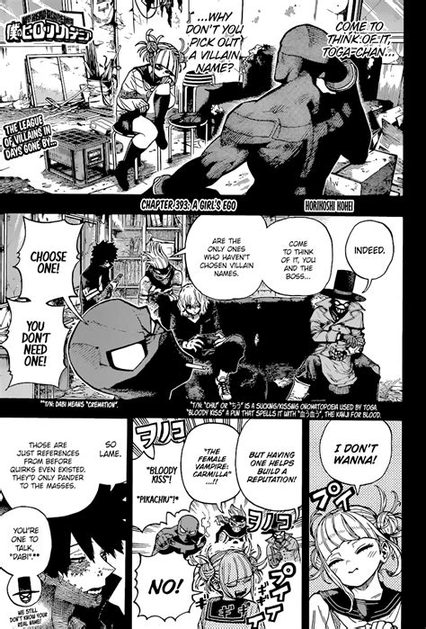 mha 391 leaks|My Hero Academia chapter 393 Spoilers and Raw Scans